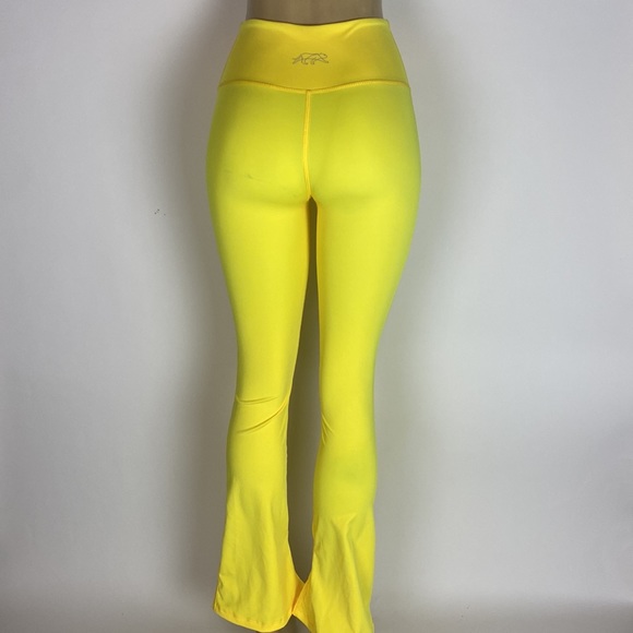 Tiger Friday Pants - Tiger Friday Retro Flare Legging high waist Women’s Size Medium Stained